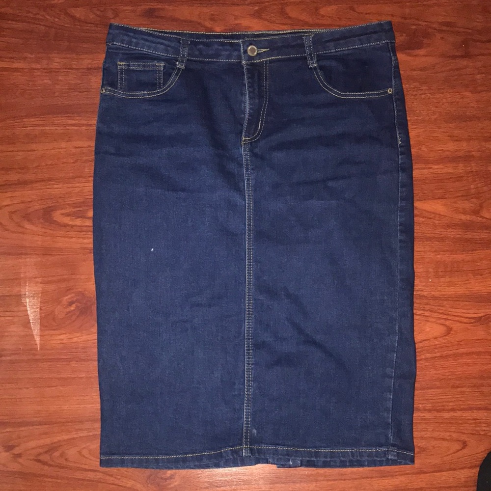 Boutique Denim Skirt